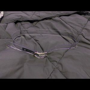 Clear Brandy Melville Belt